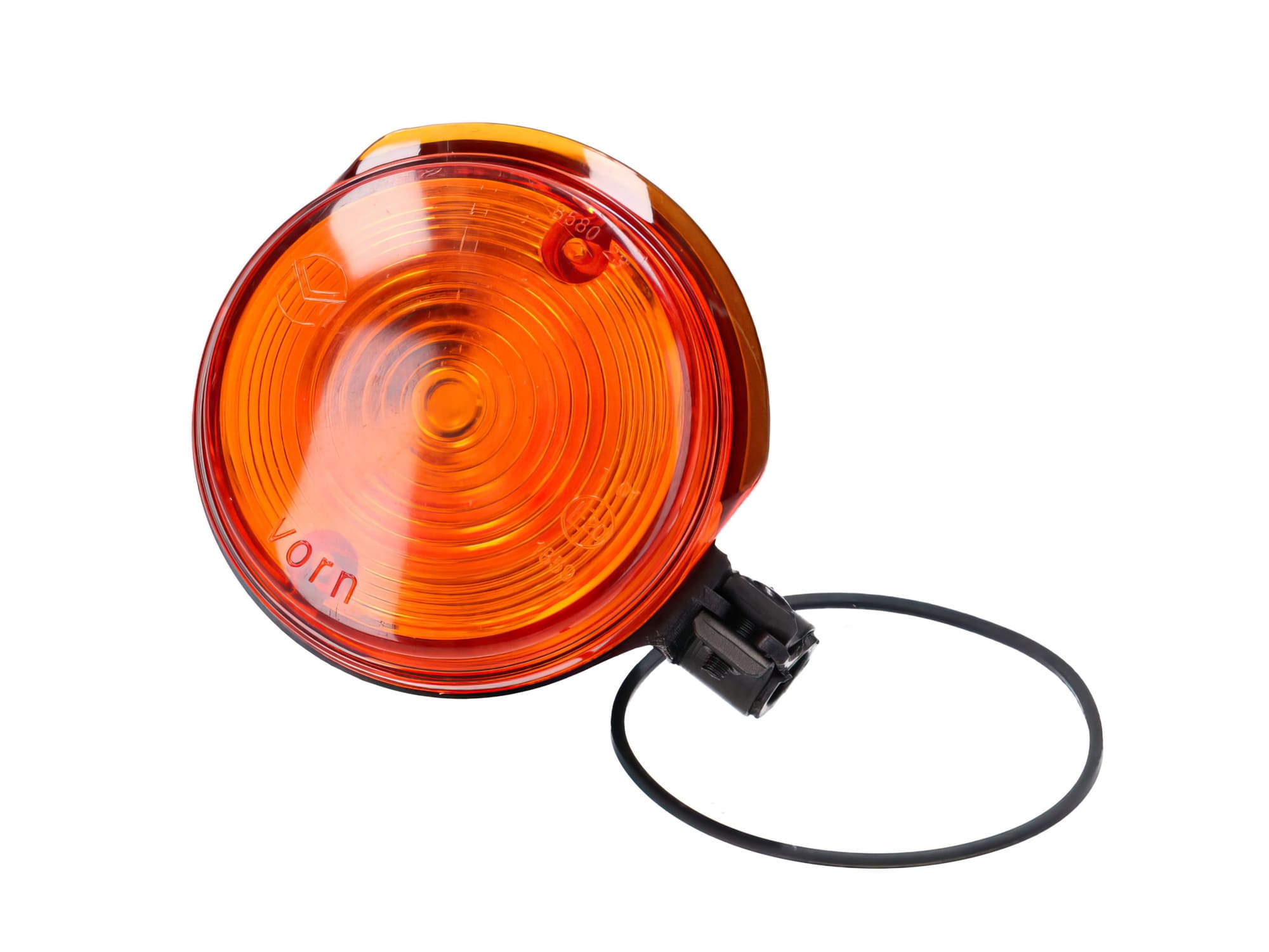 MOF-40957 Freccia anteriore 80mm arancione con calotta nero Simson S50 / S51 / S70 / SR50 / SR80 omologato CE, COD: MOF-40957