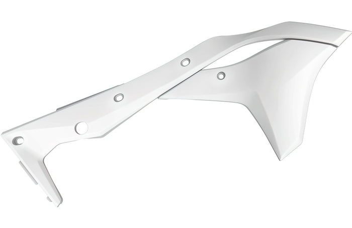 POL-8459800001 Carene laterale anteriore Polisport bianco Kawasaki KXF 250