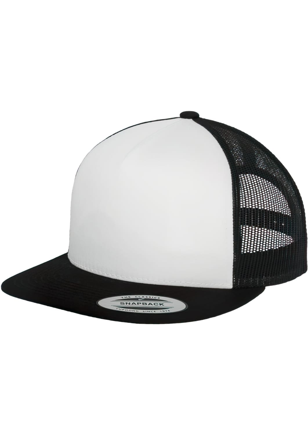 FF-6006W-00493-0050 Cappellino trucker Classic Flexfit nero/bianco/nero