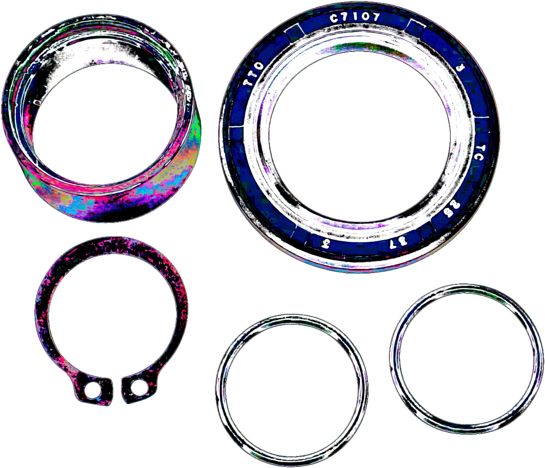 MR09350443 Kit paraolio pignone albero intermedio Moose Racing KX 65 / 85, COD: MR09350443