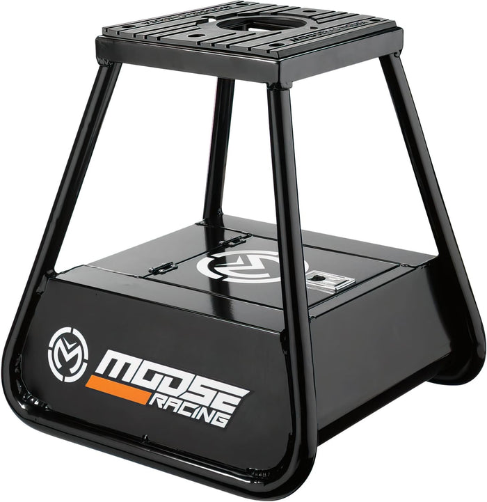 MR41010458 Cavalletto motocross con portaoggetti alluminio nero, COD: MR41010458