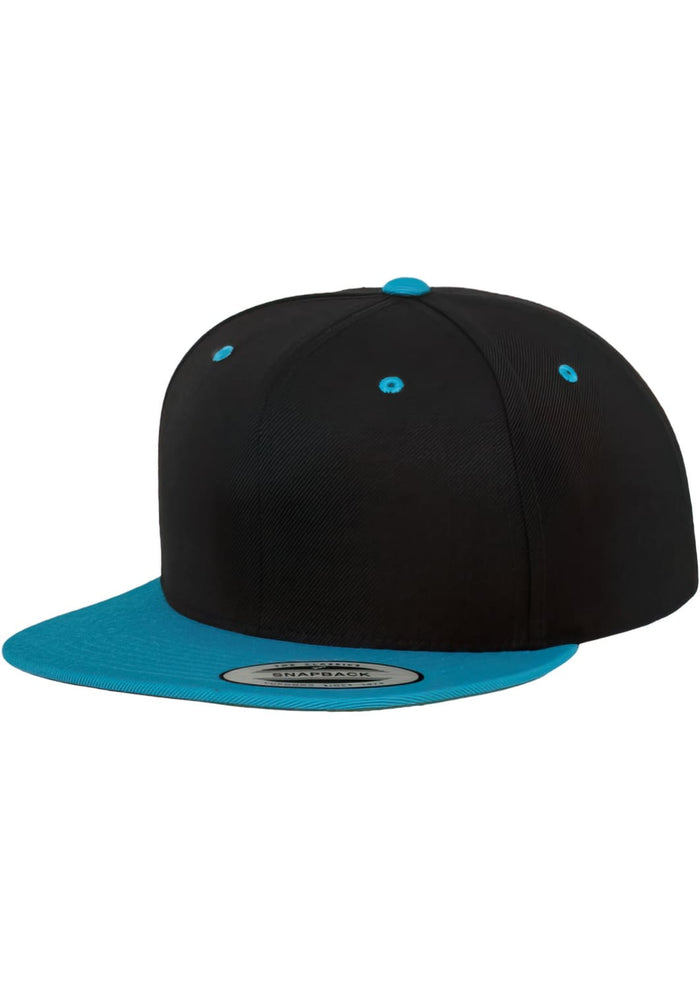 FF-6089MT-00596-0050 Cappellino snapback Classic 2-Tone Flexfit nero/turchese