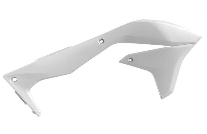 POL-8554300002 Carene laterale anteriore Polisport bianco Kawasaki KXF 450, COD: POL-8554300002
