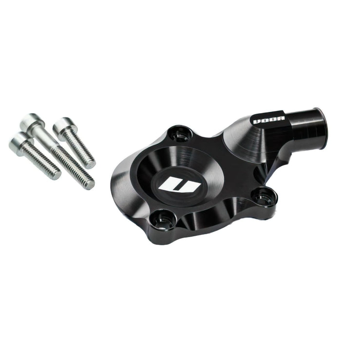 VCR-RD09.COV/BK Coperchio pompa d'acqua Voca CNC nero Derbi Euro 3
