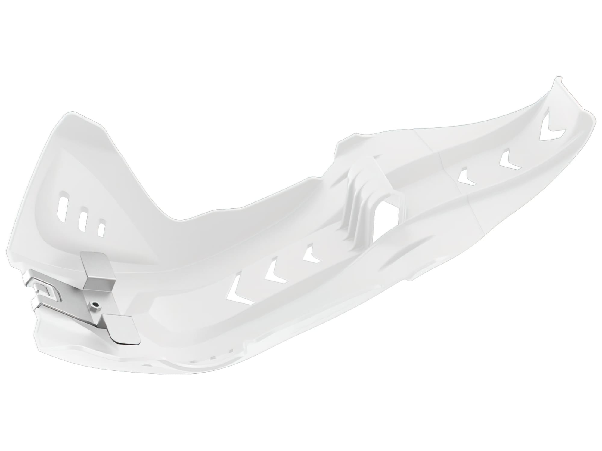 POL-8419800002 Protezione Motore / Skid Plate Polisport Fortress PHD con protections de biellettes bianco KTM / Husqvarna 250 / 350, COD: POL-8419800002