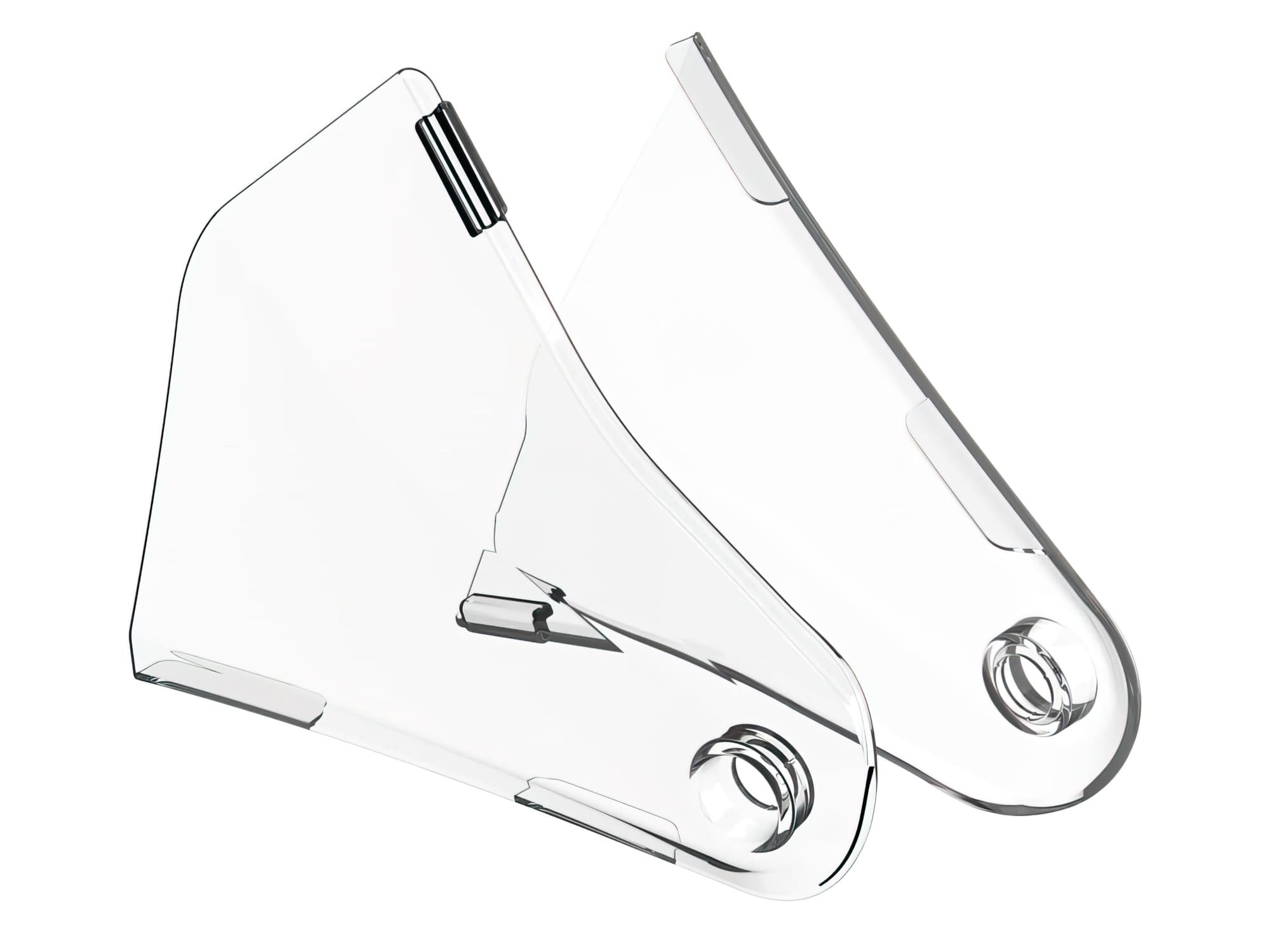 POL-8585300002 Protezione kit deco carene laterali Polisport trasparente Husqvarna