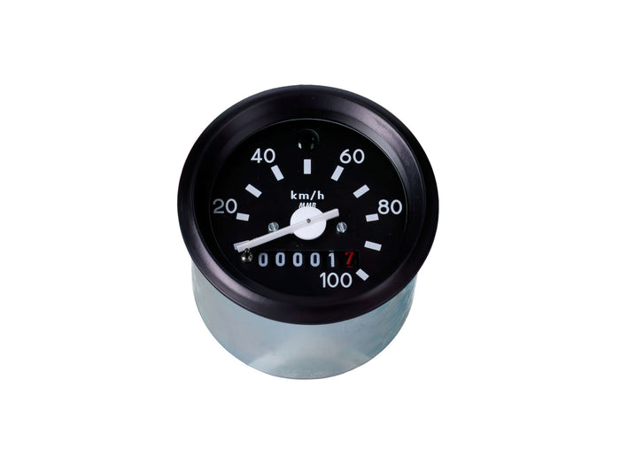 MOF-40899 Contachilometri 100km/H tondo 60mm con spia Simson S50 / S51 / S53 / S70