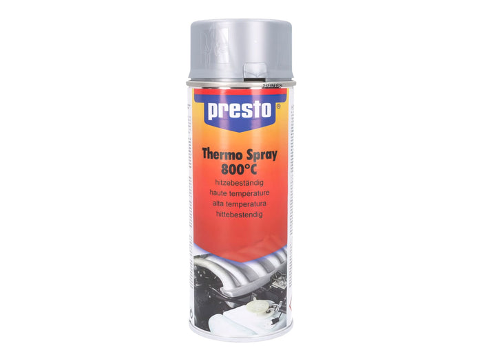 PTO33619 Vernice resistente al calore Presto argento metallico 800°C 400ml