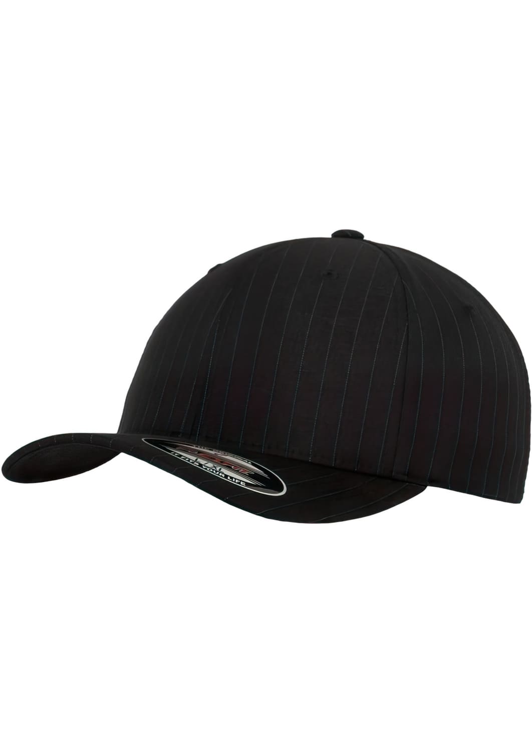 FF-6195P-00050-0053 Cappellino Pinstripe Flexfit nero/bianco S/M