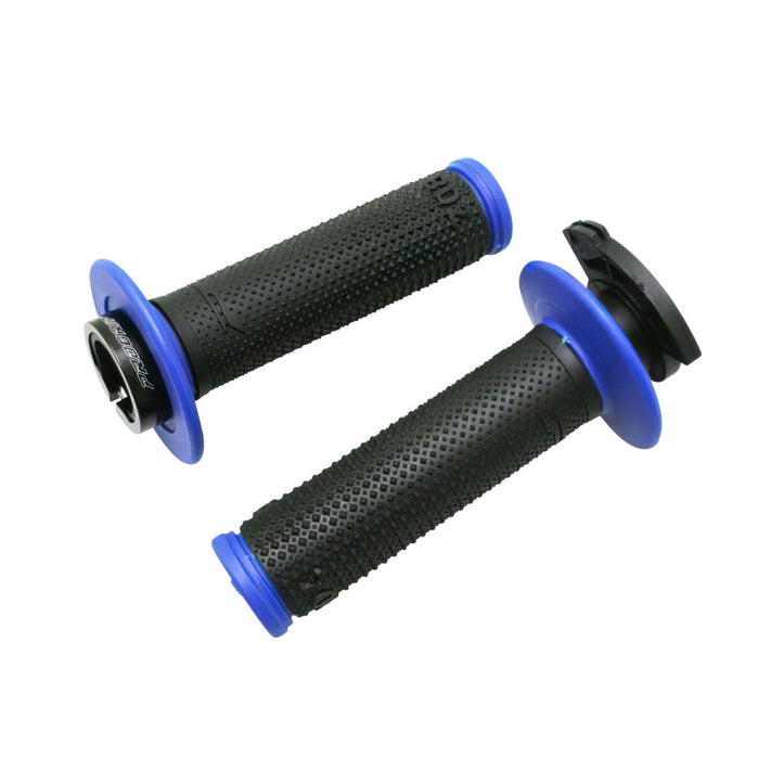 PG708-LO-151657 Manopole ProGrip 708 lock-on con 5 controlli gas blu/nero