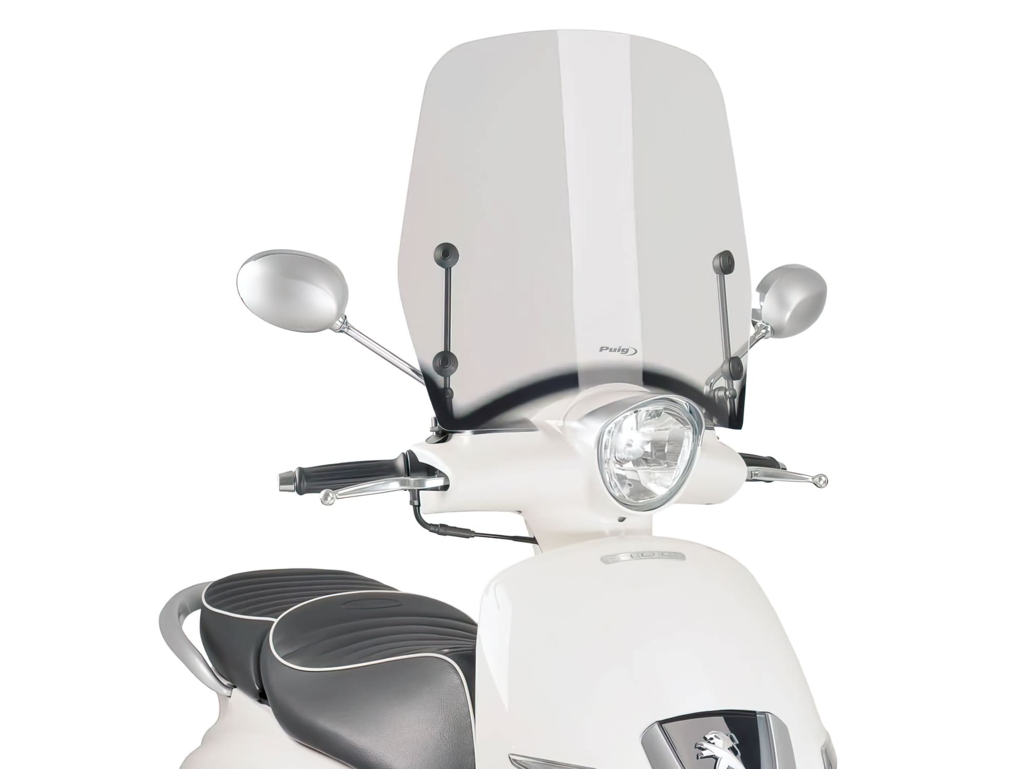PUI9218W Puig TS Windshield Clear Peugeot Django 50 / 125 / 150