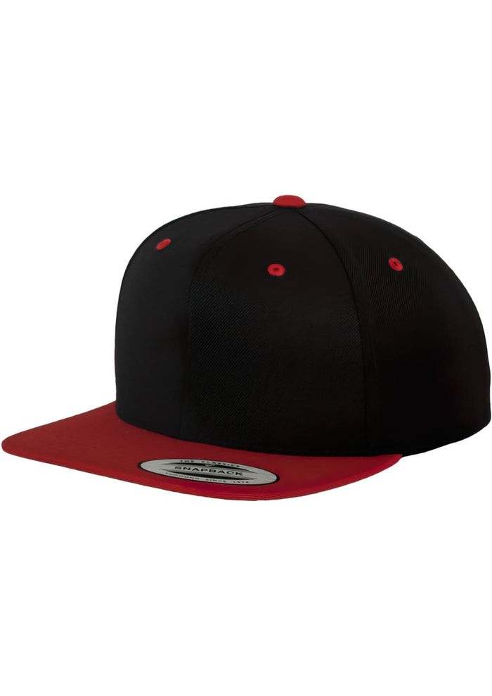 FF-6089MT-00044-0050 Cappellino snapback Classic 2-Tone Flexfit nero/rosso