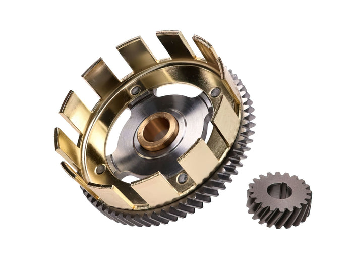 MOF-42166 Cestello frizione tuning leggero stage 2 con pignone 65/20 Simson S51 / S53 / S70 / S83 / SR50 / SR80 / KR51/2 Schwalbe, COD: MOF-42166