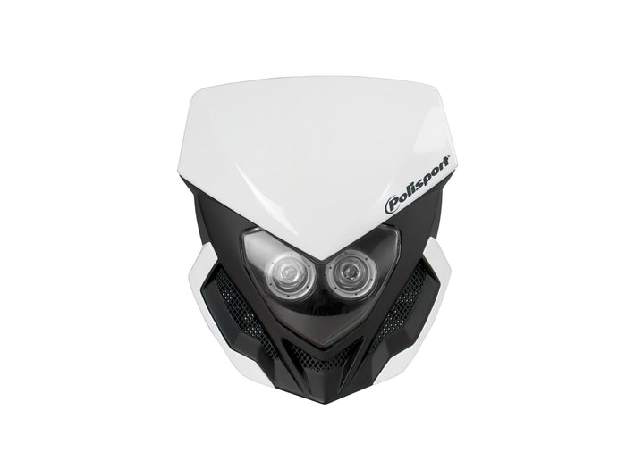 POL-8412300004 Faro Polisport Lookos Evo bianco / nero