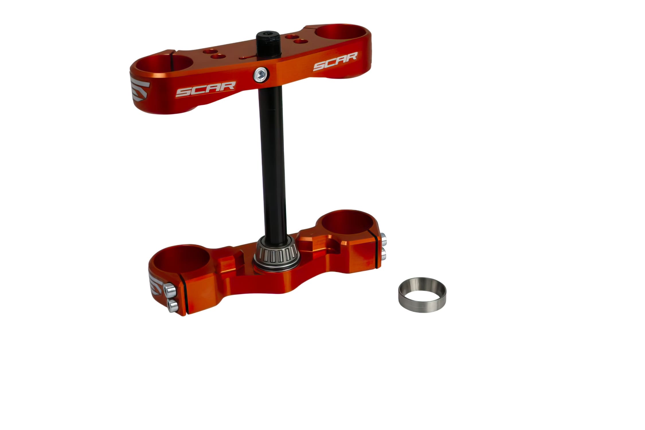 SC-06030936 Ponte forcella completo Scar SX 65 arancione