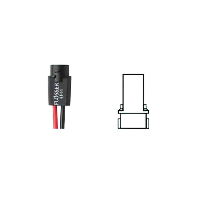CGN509370 Portalampada Flösser 12V W2x4.6D - con cavo, COD: CGN509370