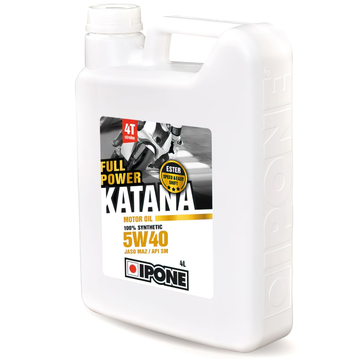 IP-800363 4-Stroke Engine Oil 5W40 Ipone Full Power Katana 100% Synthetic 4L