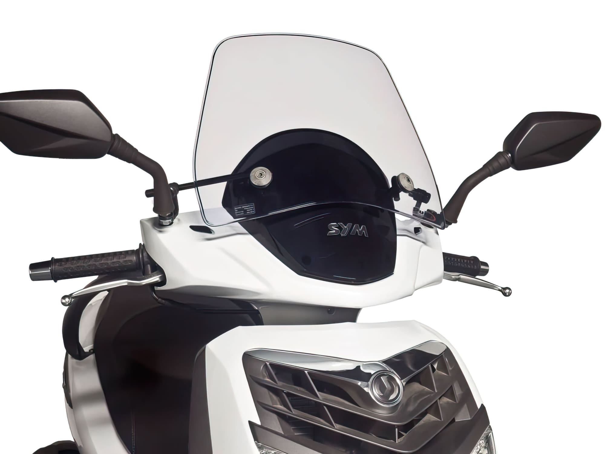 PUI6373W Puig Trafic Windshield Clear SYM HD 200i EVO 2008-14