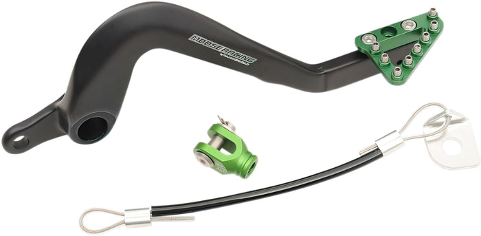 MR16100547 Pedale Freno alluminio Moose Racing KX 85 Kawasaki verde, COD: MR16100547