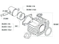 P204.0060 Pistone Polini Sport 70Cc 46mm Garelli Noi-Matic / Katia 50, COD: P204.0060