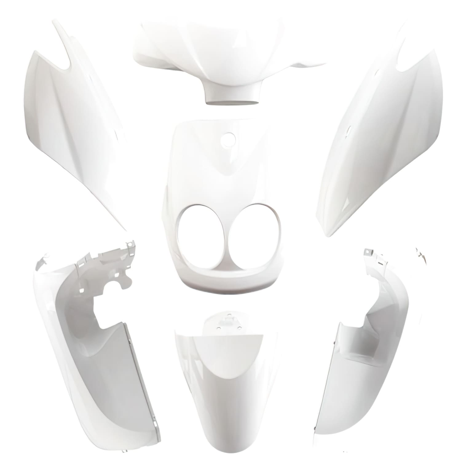 CGN506044 7-piece fairing kit white Yamaha Neos after 2011