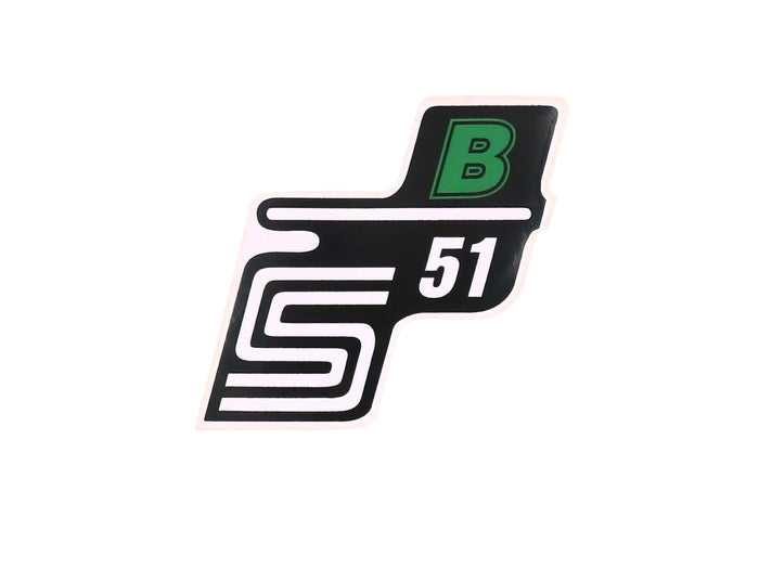 MOF-41999 Adesivo S51 B verde Simson S51, COD: MOF-41999