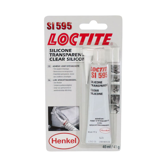 LOCT-150287 Massa Sigillante trasparente -55 °C a 50 °C Loctite Si 595 40ml, COD: LOCT-150287