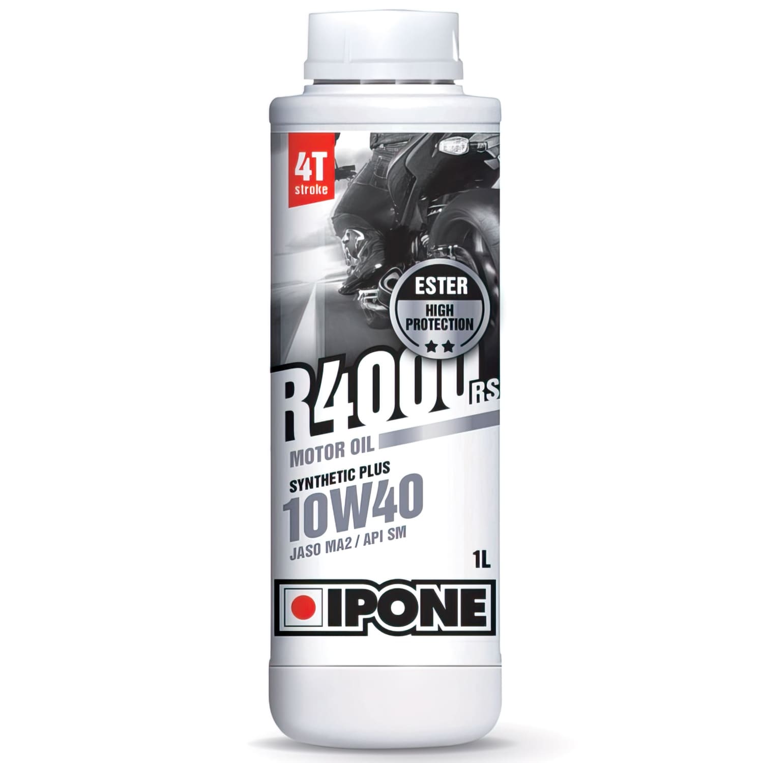IP-R4000RS-10W40/1L Olio Motore 4 tempi 10W40 Ipone R4000 RS semi-sintetico 1L, COD: IP-R4000RS-10W40/1L