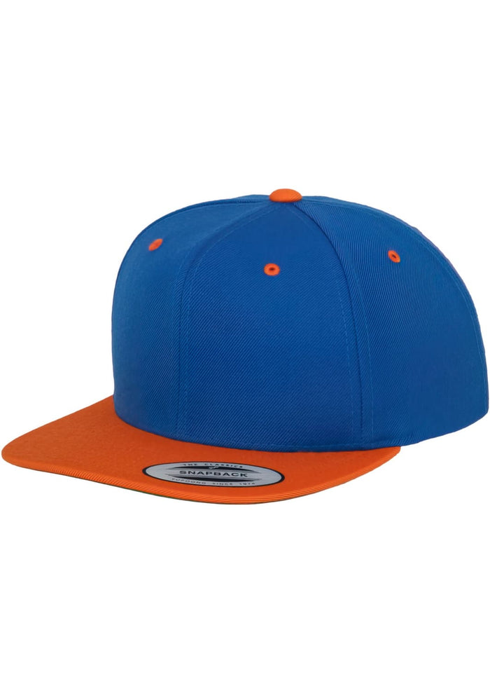FF-6089MT-00600-0050 Cappellino snapback Classic 2-Tone Flexfit blu/arancione