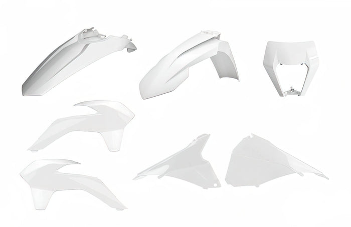 POL-90879 Kit Carena Polisport Restyle Enduro bianco KTM EXC / EXC-F