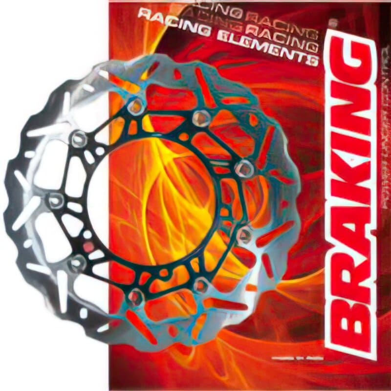 BRA-WK055L Front brake disc Braking Wave SK Supermoto Suzuki / Yamaha