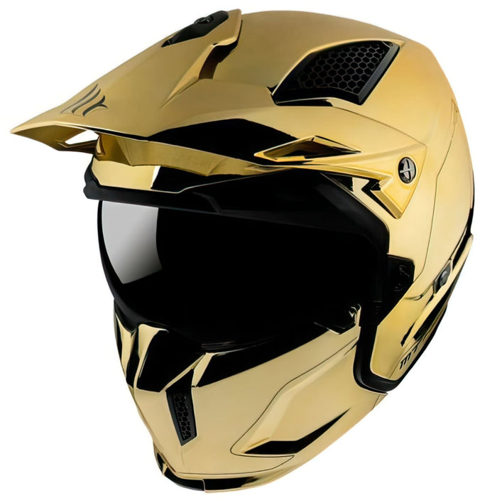 SF-178205 Casco trial MT Streetfighter SV Chrome oro XXL