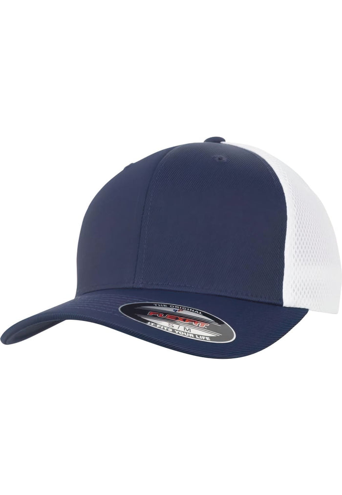 FF-6533T-00172-0053 Cappellino trucker Ultrafibre & Airmesh 2-Tone Flexfit navy/bianco S/M