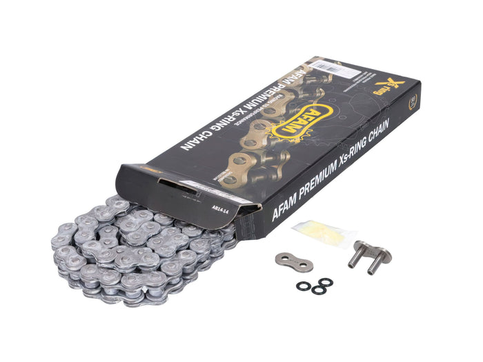 AFAM520XMR3-110L Catena AFAM XS-Ring rinforzato nero 520 XMR3 110 maglie