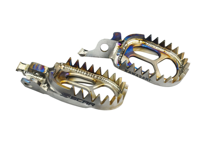 SC-16201941 Poggiapiedi Scar Titanio anti-mud KXF 250 / 450, COD: SC-16201941