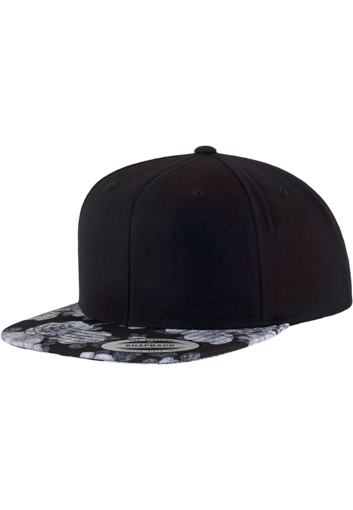 FF-6089R-00029-0050 Cappellino snapback Roses Flexfit nero/grigio