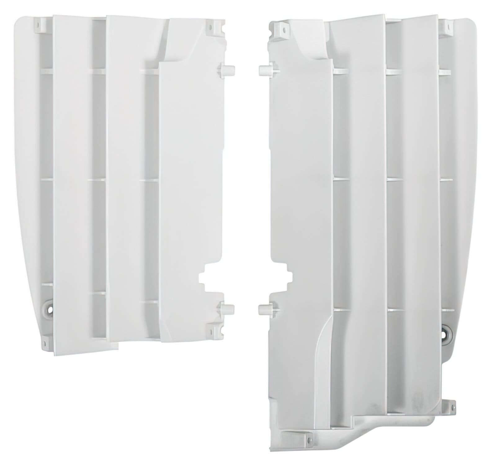 POL-8666100002 Radiator Guard Polisport white Suzuki RM-Z 450