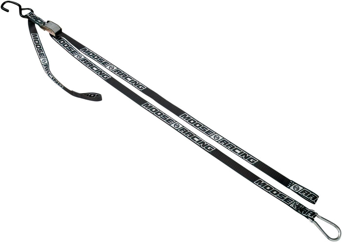 MR39200305 Cinghie fissaggio con moschettone extra rinforzato 213cm nero, COD: MR39200305