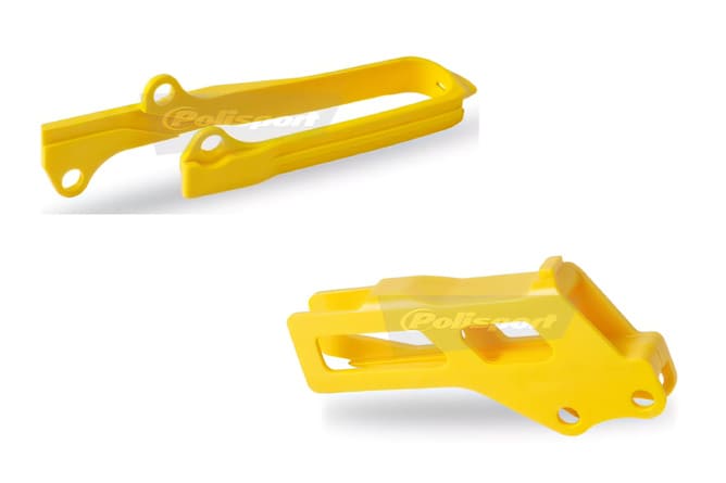 POL-8658800003 Kit Guida + Pattino Catena Polisport giallo Suzuki RM-Z 250 / 450