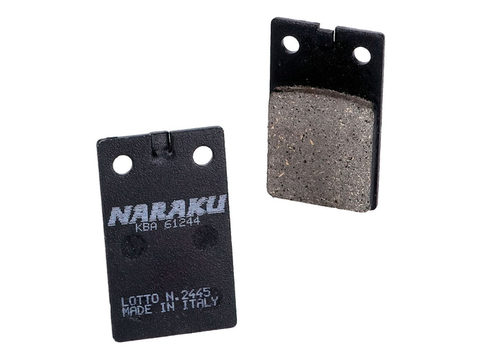 MOF-NK430.40 Pastiglie freno Naraku organico Malaguti F12 Phantom / Crosser / Simson S53 / S83, COD: MOF-NK430.40