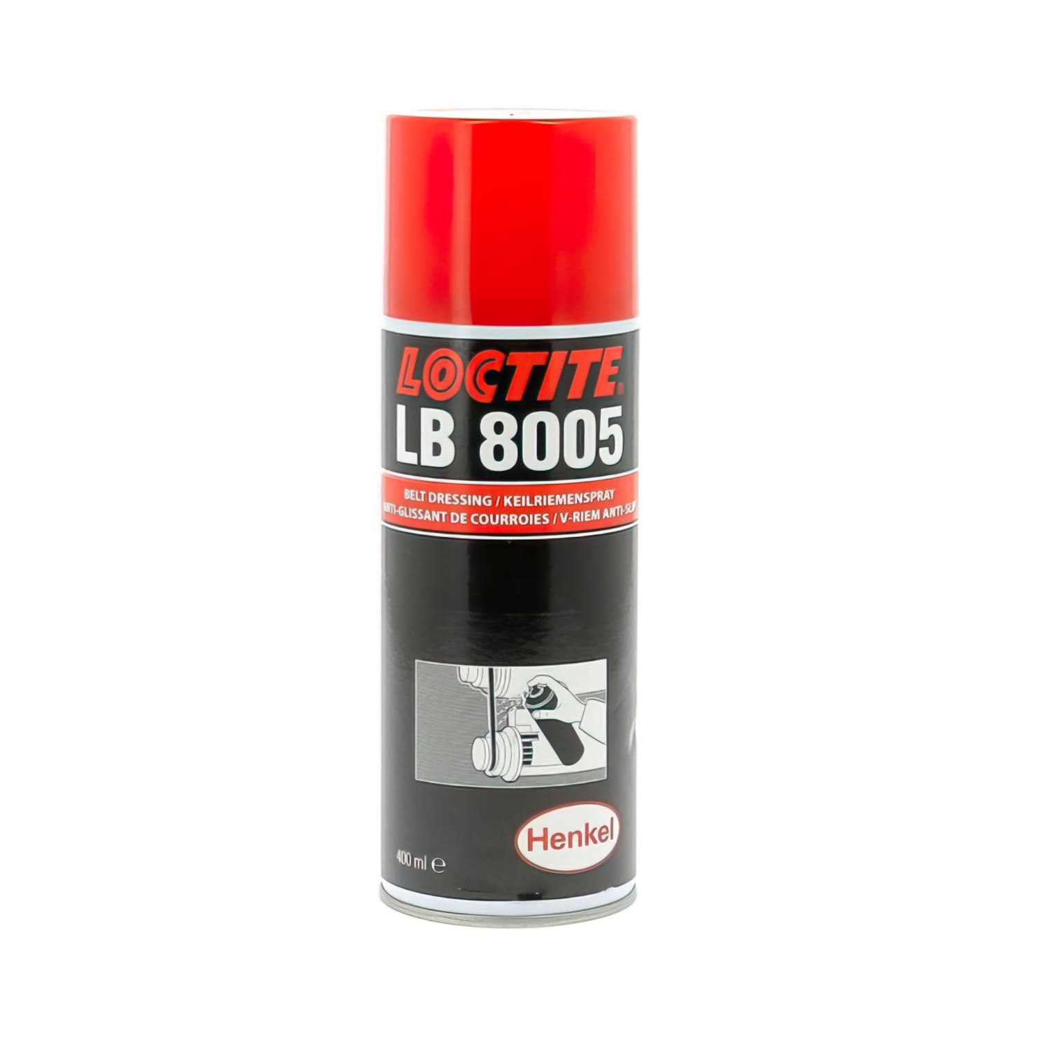 LOCT-168695 Antiscivolo per cinghie Loctite 8005 400ml, COD: LOCT-168695