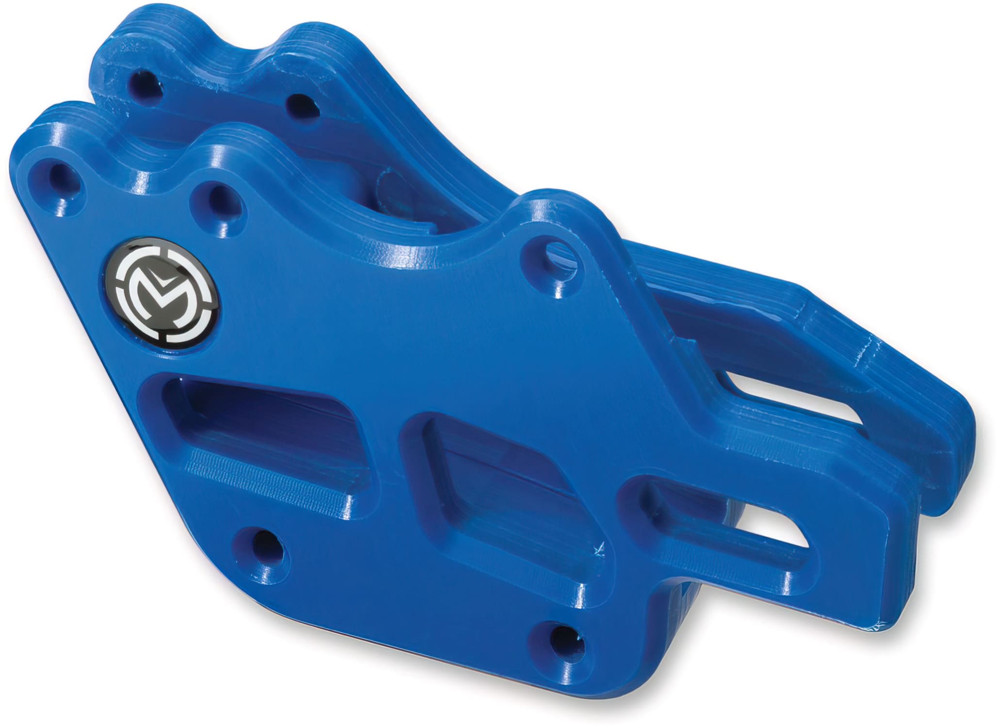 MR12310806 Complete Chain Guide Moose Racing Pro Yamaha Polished Ethylene Blue