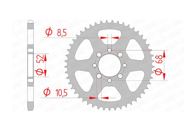 1074482005 Corona Afam acciaio Z46 KLX 110, COD: '1074482005