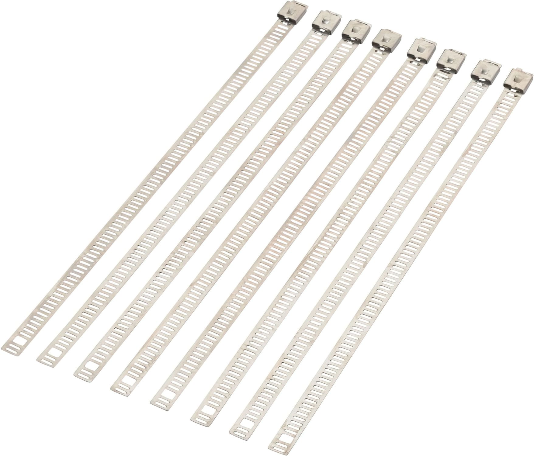 MR21200642 Fascette cavi x8 scanalato 20cm inox