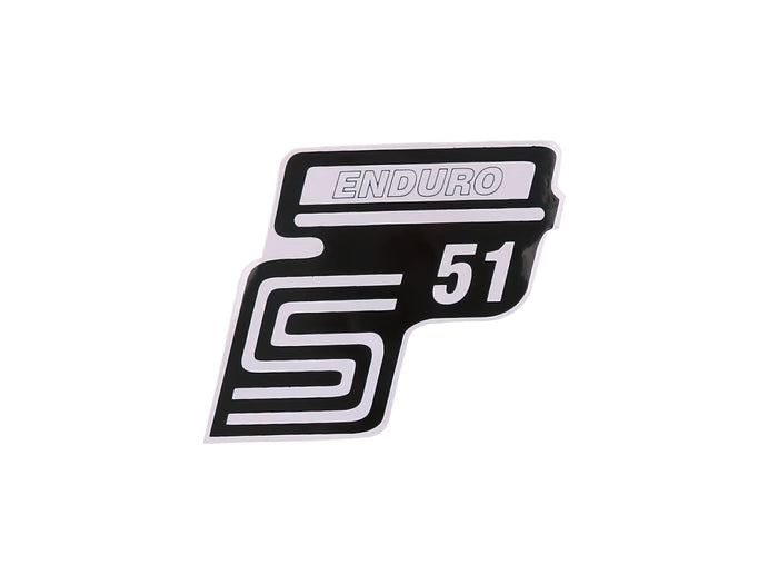 MOF-41980 Adesivo S51 Enduro bianco Simson S51, COD: MOF-41980