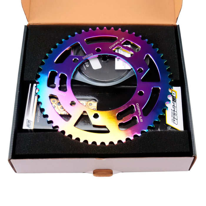 CGN509945 Kit Catena alluminio Neocromato 13x53 - 420 Rieju MRT / Yamaha DT, COD: CGN509945