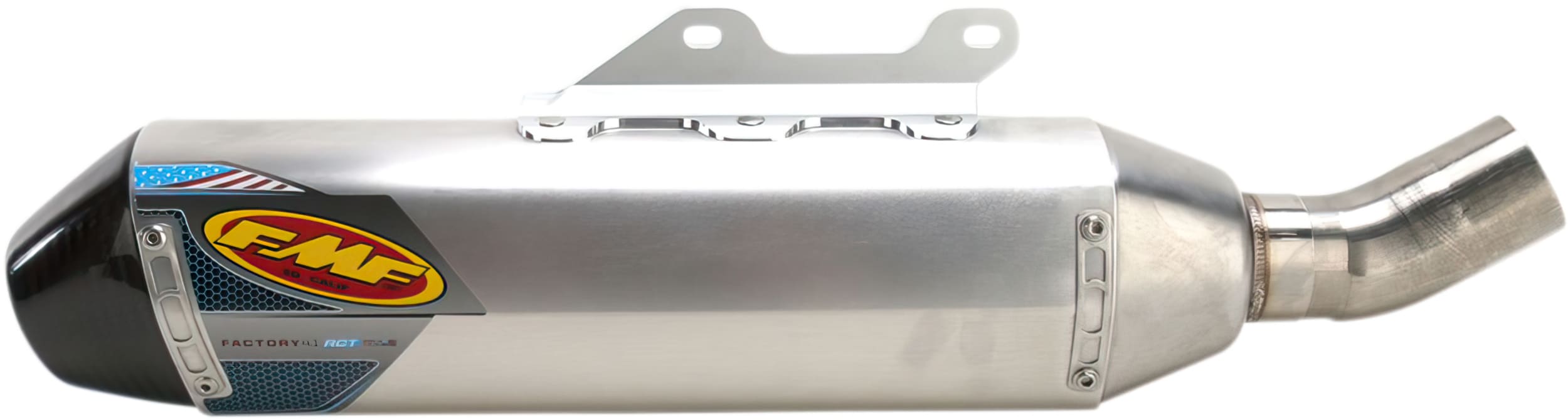 FMF18211407 FMF Factory 4.1 Stainless Steel / Aluminum Silencer YZF 450