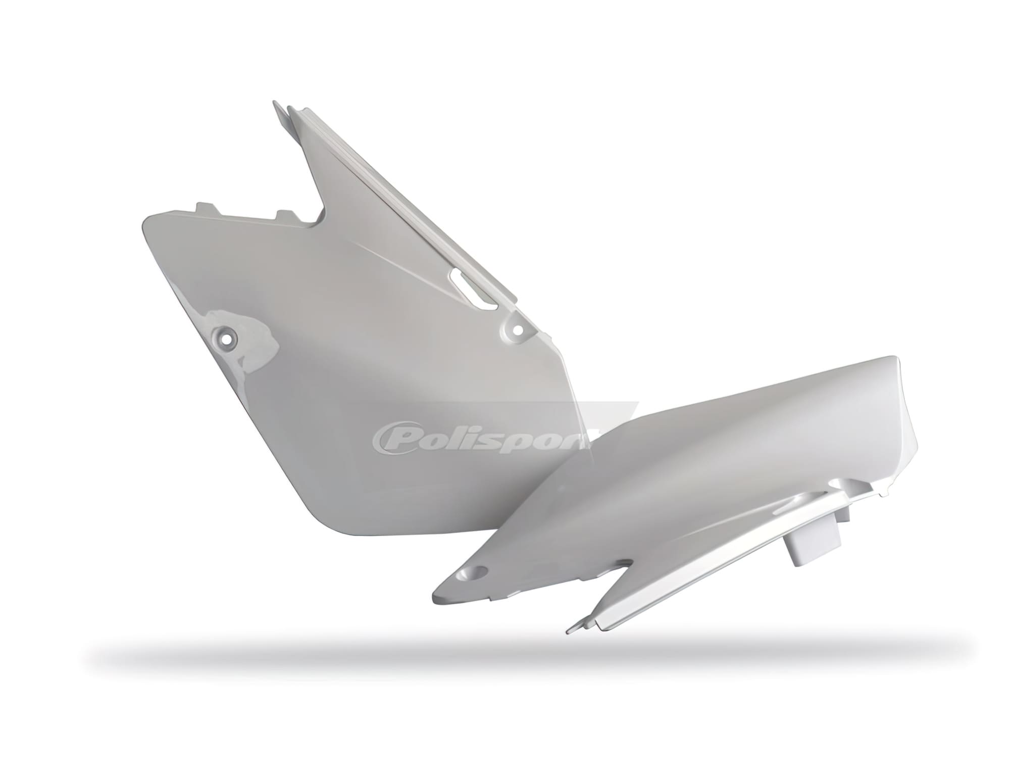 POL-PS417W01 Side fairings Polisport RM 125-250 01-08 white