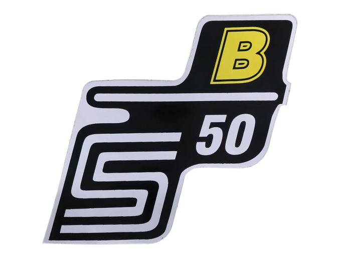 MOF-41957 Adesivo S50 B giallo Simson S50, COD: MOF-41957
