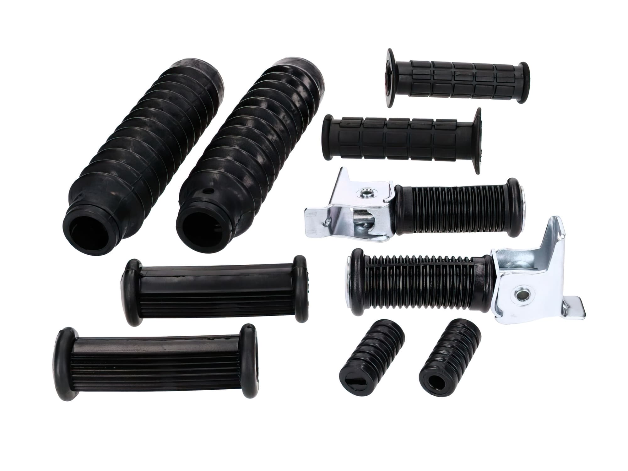 MOF-41900 Kit gomme telaio / cambio / avviamento a pedale / manubrio / forcella 10-pz. Simson S50 / S51 / S53 / S70 / S83